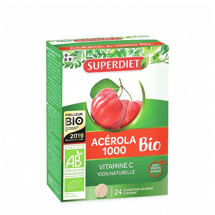 ACEROLA 1000 BIO-24 COMPRIMÉS À CROQUER ACEROLA 1000 BIO-24 COMPRIMÉS À CROQUER