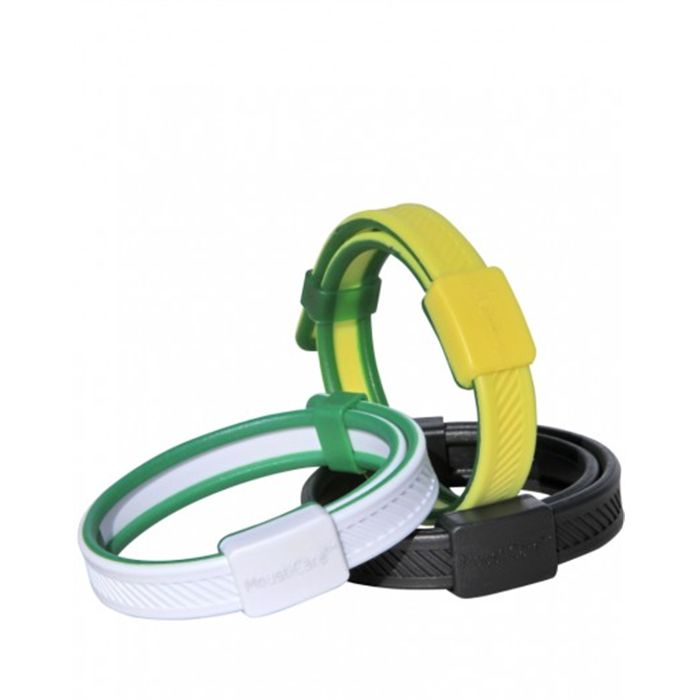 BRACELET ANTI-MOUSTIQUE AJUSTABLE BLANC-VERT BRACELET ANTI-MOUSTIQUE AJUSTABLE BLANC-VERT