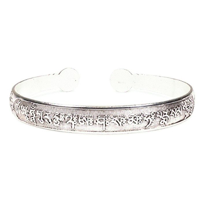 BRACELET MIAO AVEC MANTRA COULEUR ARGENT BRACELET MIAO AVEC MANTRA COULEUR ARGENT