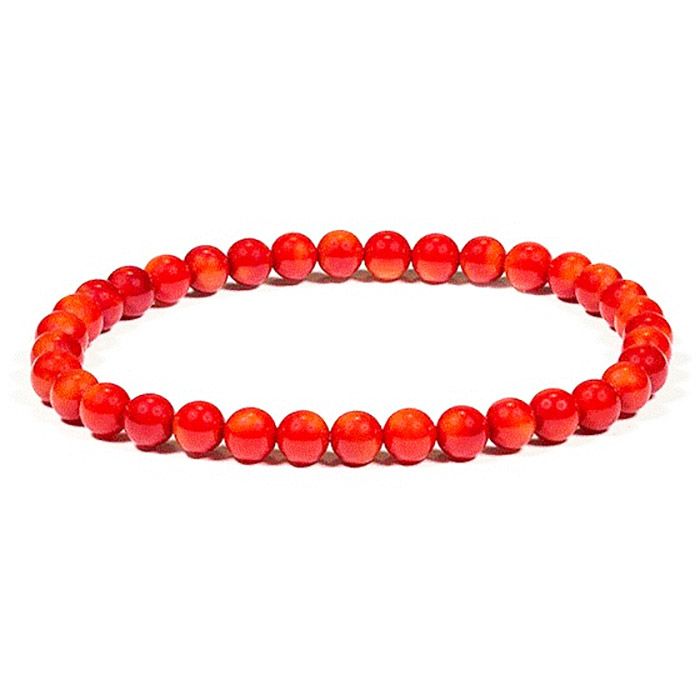 CORAIL/BAMBOU DE MER-BRACELET 19CM CORAIL/BAMBOU DE MER-BRACELET 19CM