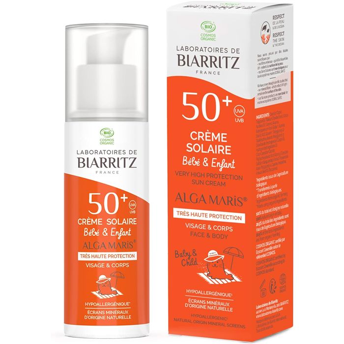 CREME SOLAIRE BEBE/ENFANT SPF50 100ML ALGA MARIS CREME SOLAIRE BEBE/ENFANT SPF50 100ML ALGA MARIS