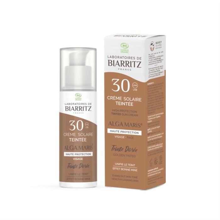 CREME SOLAIRE TEINTE DOREE SPF30 50ML ALGA MARIS CREME SOLAIRE TEINTE DOREE SPF30 50ML ALGA MARIS