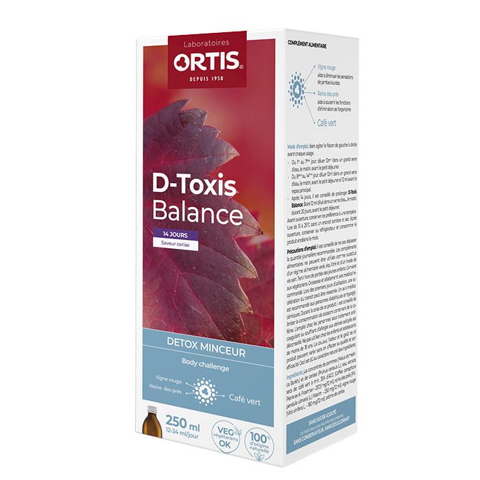 DETOXINE SILHOUETTE CERISE 250ML DETOXINE SILHOUETTE CERISE 250ML