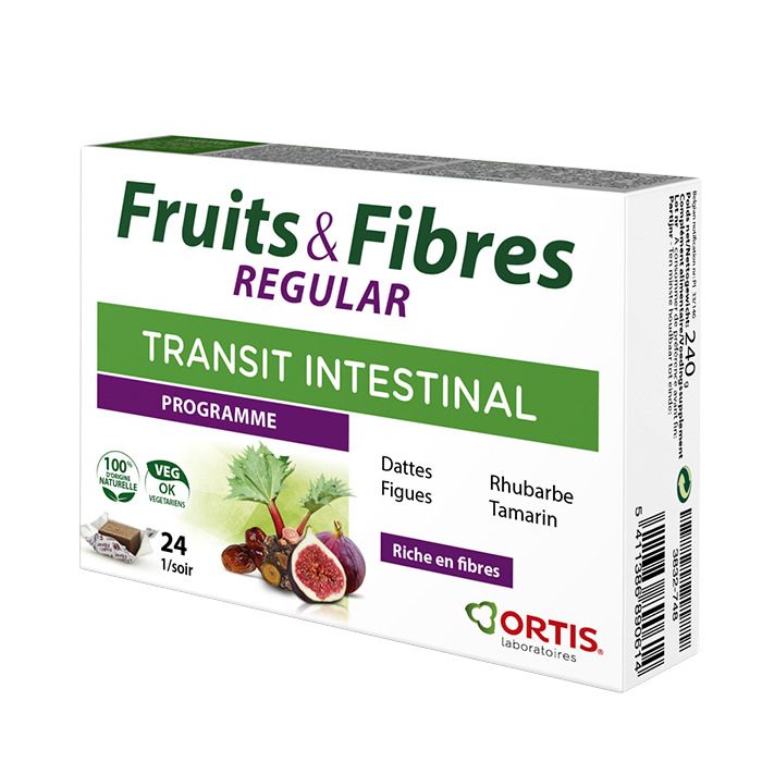 FRUIT ET FIBRE REGULAR 24 CUBES FRUIT ET FIBRE REGULAR 24 CUBES