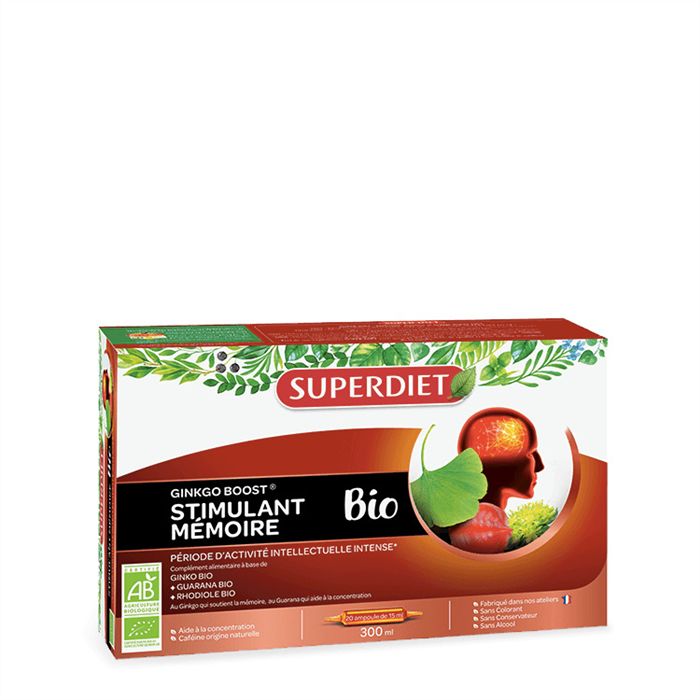 GINKGO BOOST BIO 20 AMPOULES GINKGO BOOST BIO 20 AMPOULES