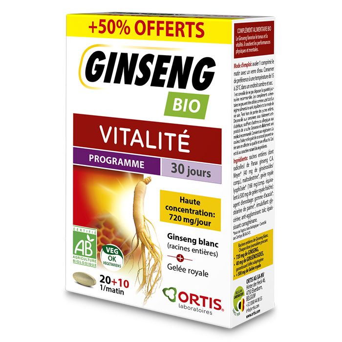 GINSENG IMPERIAL 20 COMPRIMES+10 OFFERTS