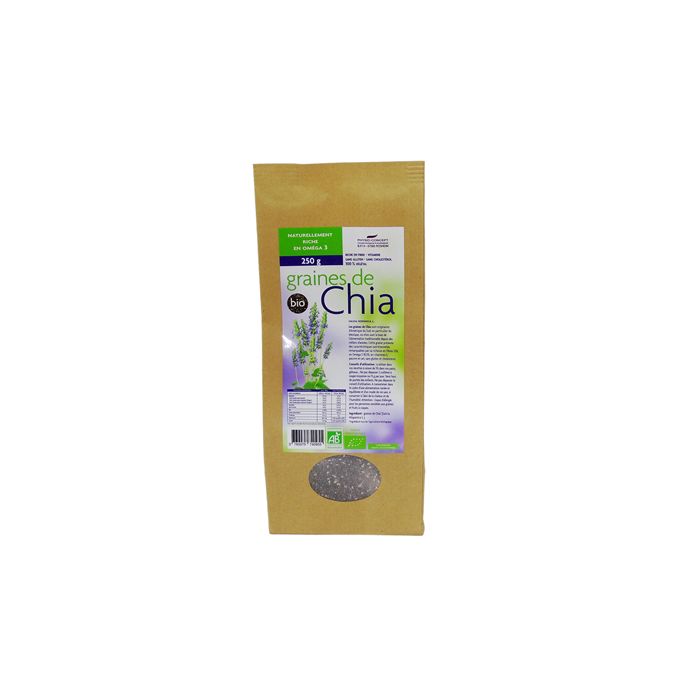 GRAINES DE CHIA 250GR PHYSIO CONCEPT GRAINES DE CHIA 250GR PHYSIO CONCEPT