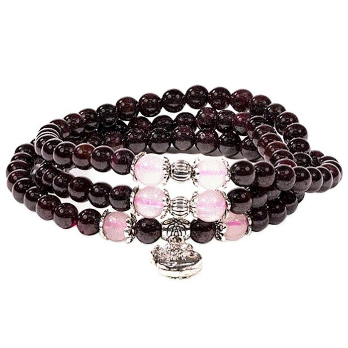 GRENAT ROUGE QUARTZ-BRACELET GRENAT ROUGE QUARTZ-BRACELET