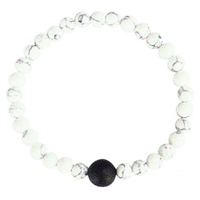 HOWLITE-BRACELET 19CM HOWLITE-BRACELET 19CM