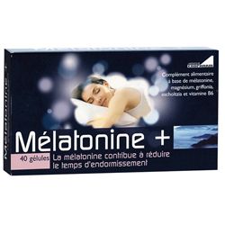 MELATONINE + 40 GELULES NUTRITION CONCEPT