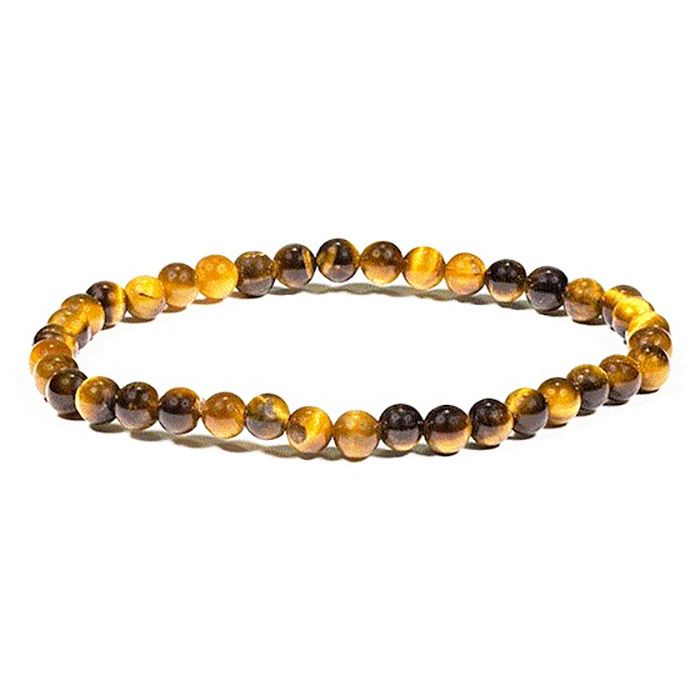 OEIL DE TIGRE-BRACELET 4MM-19CM OEIL DE TIGRE-BRACELET 4MM-19CM