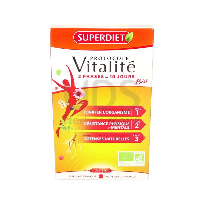 PROTOCOLE VITALITE 30X15ML PROTOCOLE VITALITE 30X15ML