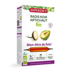 RADIS NOIR ARTICHAUT 20 AMPOULES