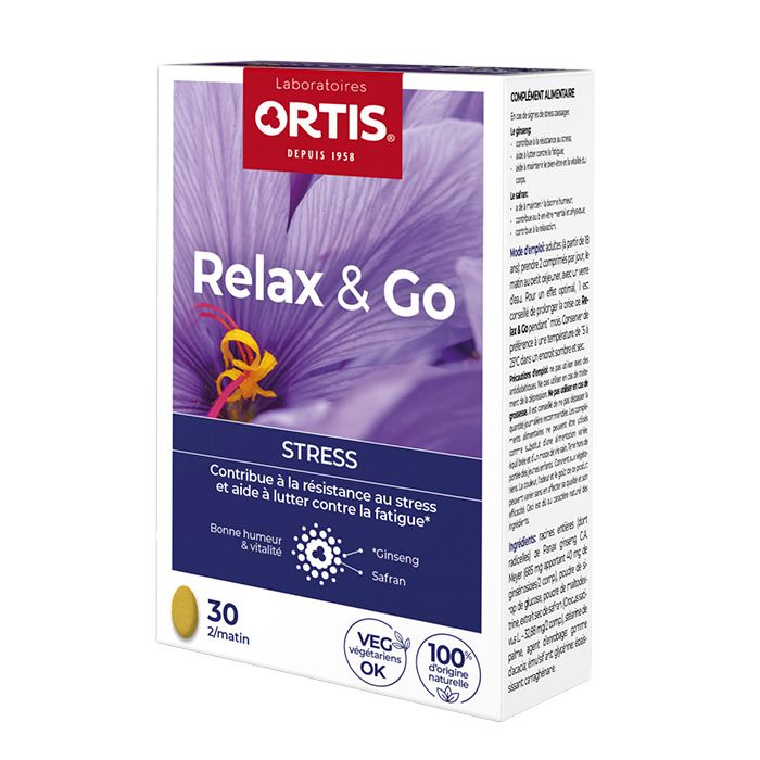 RELAX AND GO 30 COMPRIMES RELAX AND GO 30 COMPRIMES