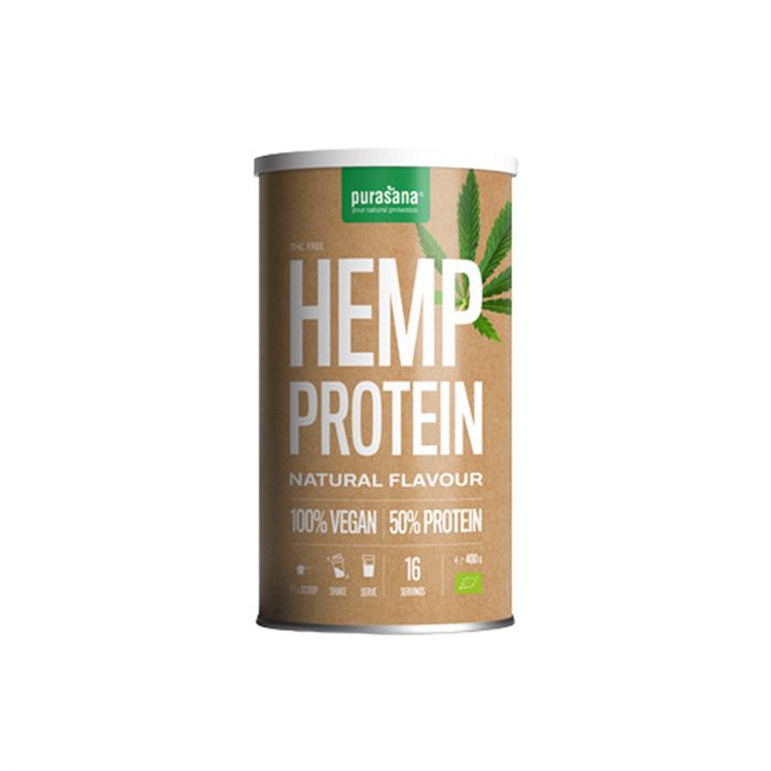 VEGAN PROTEINE CHANVRE 50% NATURAL BIO 400GR VEGAN PROTEINE CHANVRE 50% NATURAL BIO 400GR