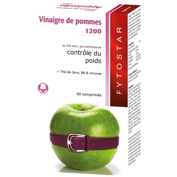 VINAIGRE DE POMME 60 COMPRIMES VINAIGRE DE POMME 60 COMPRIMES