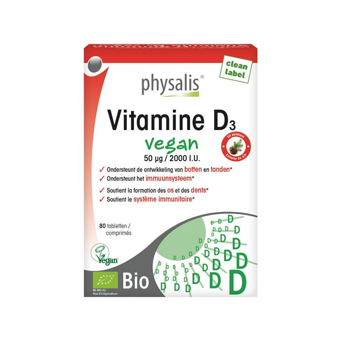 VITAMINE D3-2000UI VEGAN-80CMP VITAMINE D3-2000UI VEGAN-80CMP